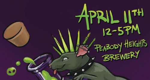 April 11th
12-5 PM
Peabody Heights Brewery